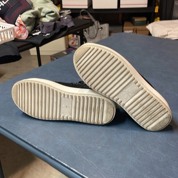 Steve Madden Girls JCarlly black embellished High tops, size 3 - Picture 6 of 6